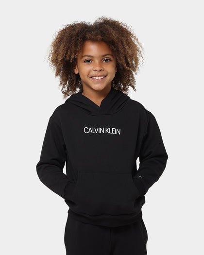 Calvin Klein Kids' Institutional Logo Hoodie Set CK Black