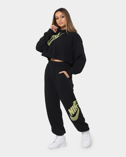 Nike Women's Nike Sportswear Cropped Fleece Dance Hoodie Black