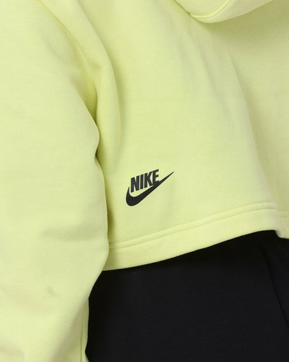 Nike Women's Nike Sportswear Cropped Fleece Dance Hoodie Luminous Green