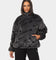 Nike Women's Nike Sportswear Faux Fur All Over Print Jacket Dark Smoke Grey/Black