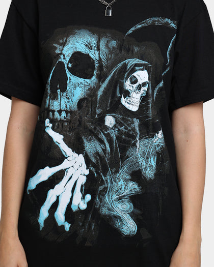 Rats Get Fat Fear The Reaper T-Shirt Black/Blue