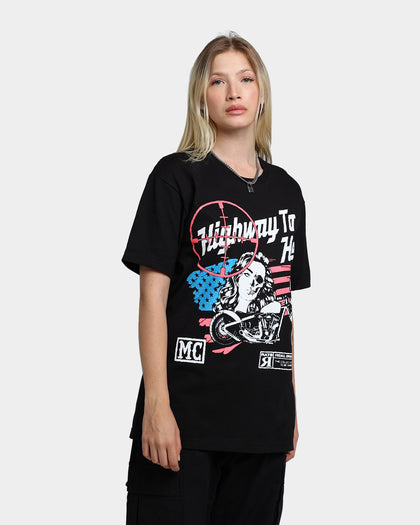 Rats Get Fat Highway To Hell T-Shirt Black