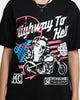Rats Get Fat Highway To Hell T-Shirt Black