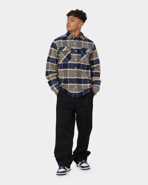 Brixton Bowery Flannel Jacket Moonlit Ocean