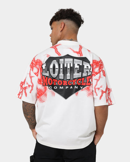 Loiter Lightning Eagle T-Shirt Charcoal