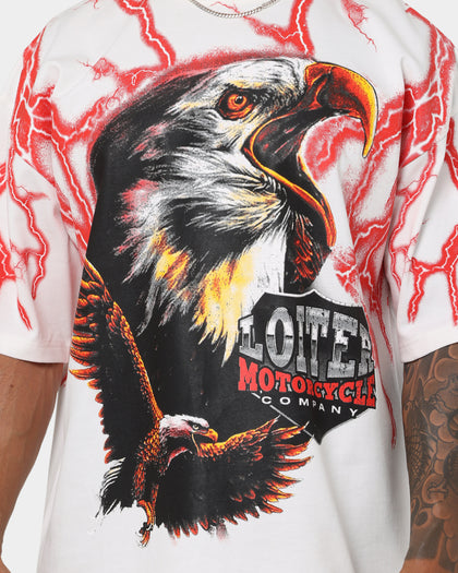 Loiter Lightning Eagle T-Shirt Charcoal