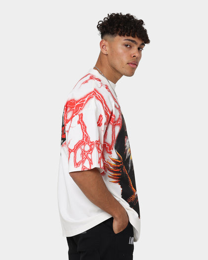 Loiter Lightning Eagle T-Shirt Charcoal