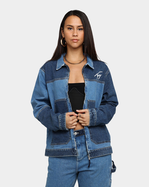 Tommy Jeans TJM Panel Zip Denim Jacket Denim Light