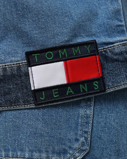 Tommy Jeans TJM Panel Zip Denim Jacket Denim Light