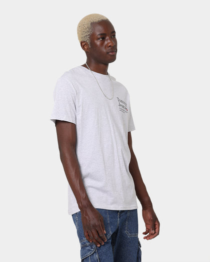 Tommy Jeans TJM Tommy Text T-Shirt Silver Grey Heather