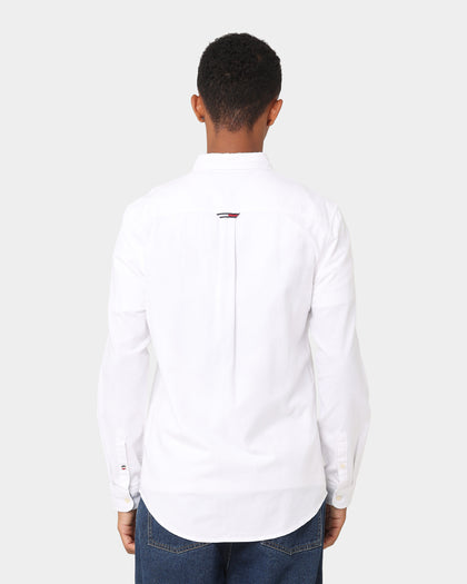 Tommy Jeans TJM Badge Oxford Shirt White