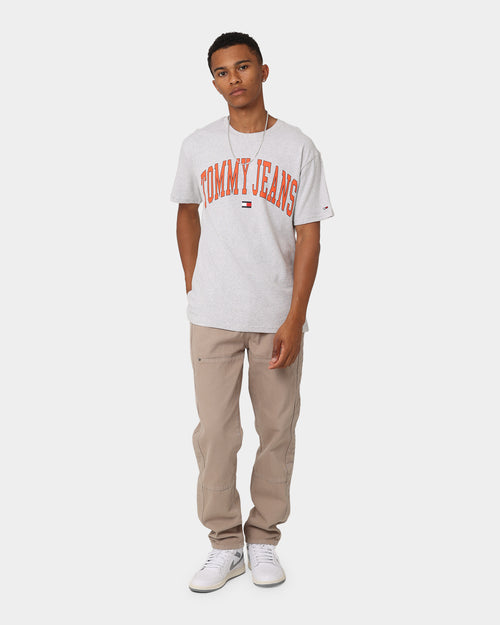 Tommy Jeans TJM Classic Collegiate T-Shirt Silver Grey Heather