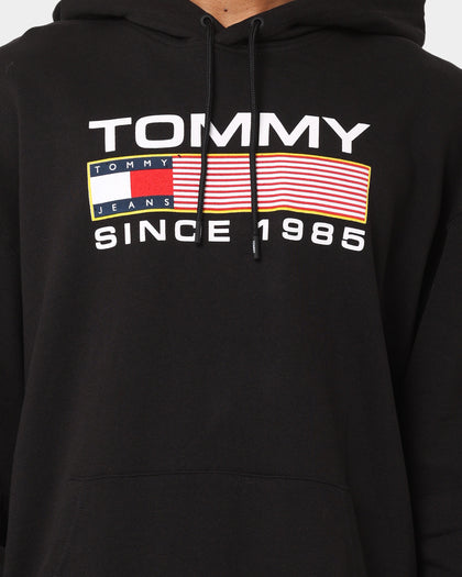 Tommy Jeans TJM Regular Athletic Logo Hoodie Black