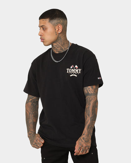 Tommy Jeans TJM Relaxed Modern Prep Back Logo T-Shirt Black