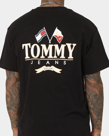 Tommy Jeans TJM Relaxed Modern Prep Back Logo T-Shirt Black
