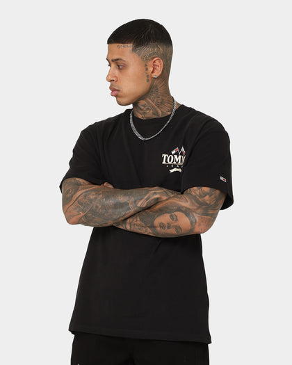 Tommy Jeans TJM Relaxed Modern Prep Back Logo T-Shirt Black