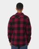Tommy Jeans TJM Sherpa Flannel Overshirt Deep Rouge/Checked