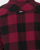 Tommy Jeans TJM Sherpa Flannel Overshirt Deep Rouge/Checked