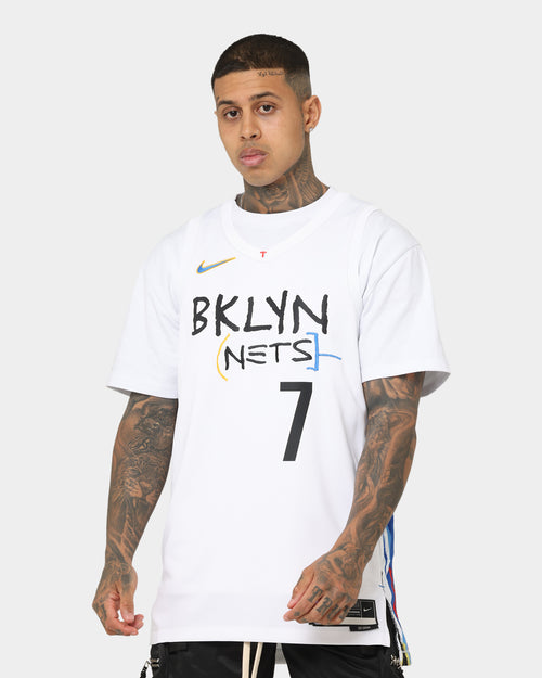 Nike Kevin Durant Brooklyn Nets #7 City Edition Nike Dri-FIT NBA Swingman Jersey White