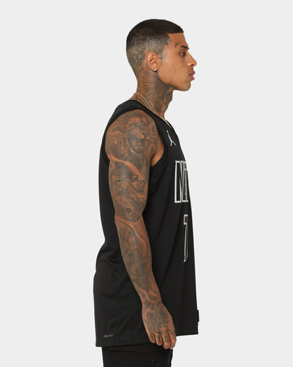 Jordan Kevin Durant Brooklyn Nets #7 Statement Edition Jordan Dri-FIT NBA Swingman Jersey Black