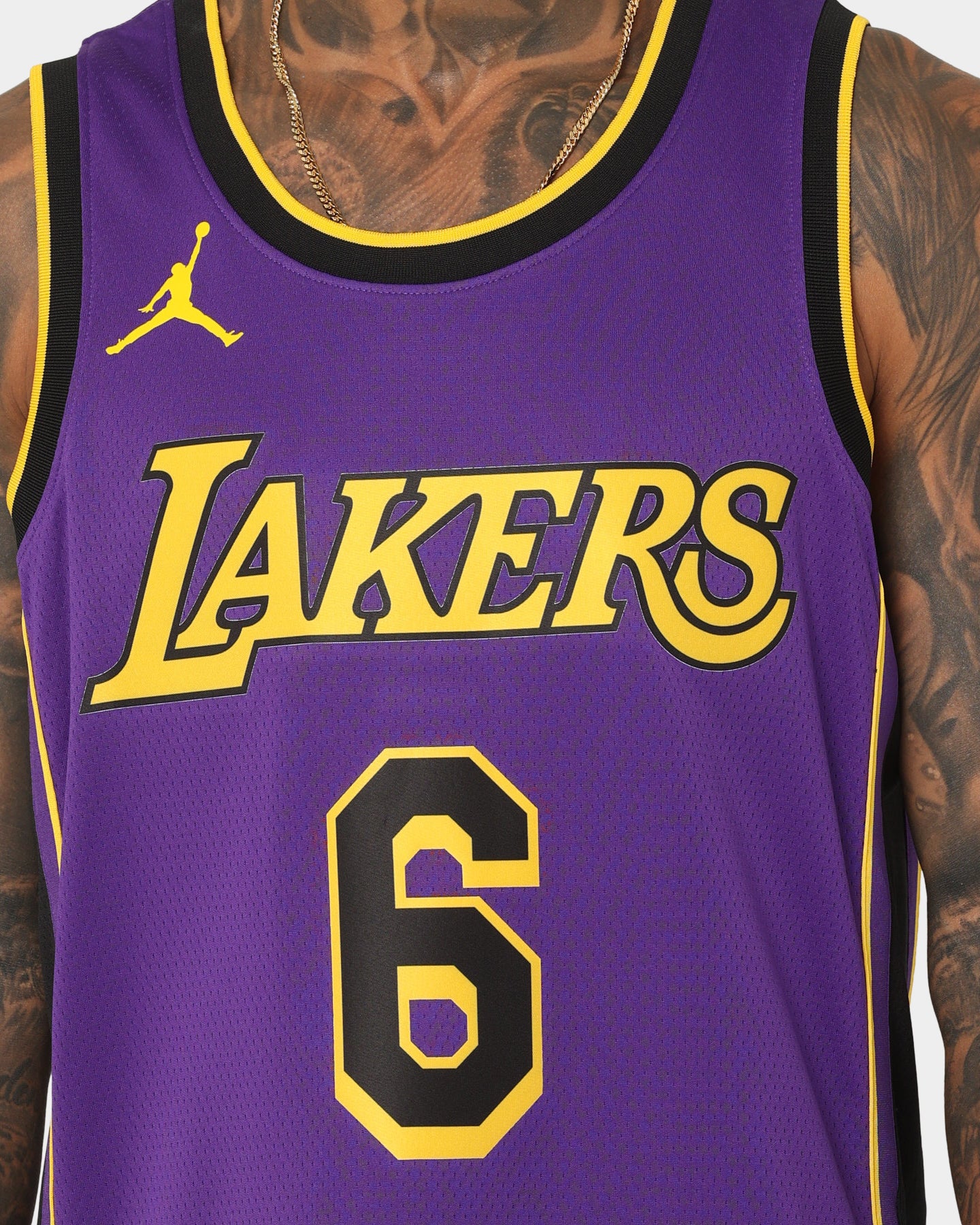 Jordan LeBron James Los Angeles Lakers #6 Statement Edition Jordan