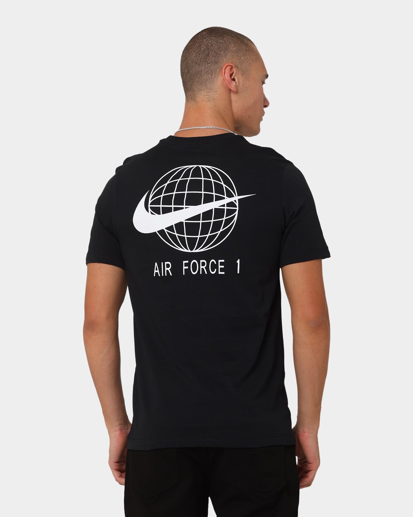 nike air force 1 t shirt black