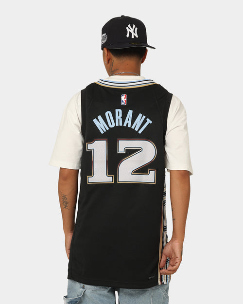 Nike Ja Morant Memphis Grizzlies #12 City Edition Nike Dri-FIT NBA Swingman Jersey Black