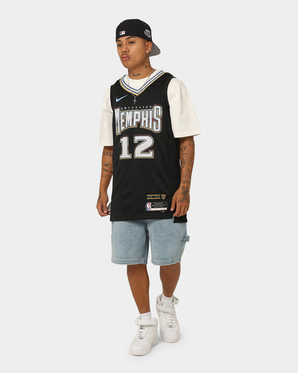 Nike Ja Morant Memphis Grizzlies #12 City Edition Nike Dri-FIT NBA Swingman Jersey Black