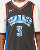 Nike Josh Giddey Oklahoma City Thunder #3 City Edition Nike Dri-FIT NBA Swingman Jersey Anthracite/Giddey Blue
