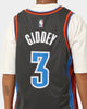 Nike Josh Giddey Oklahoma City Thunder #3 City Edition Nike Dri-FIT NBA Swingman Jersey Anthracite/Giddey Blue