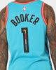 Nike Devin Booker Phoenix Suns #1 City Edition Nike Dri-FIT NBA Swingman Jersey Dark Turquoise