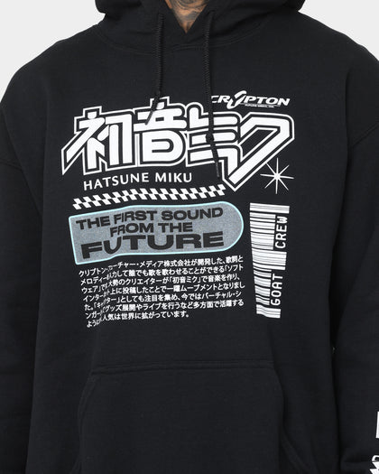 Goat Crew X Hatsune Miku Future Sound Hoodie Black