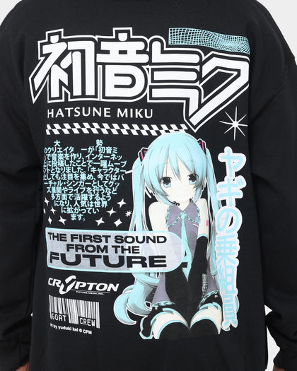 Goat Crew X Hatsune Miku Future Sound Hoodie Black