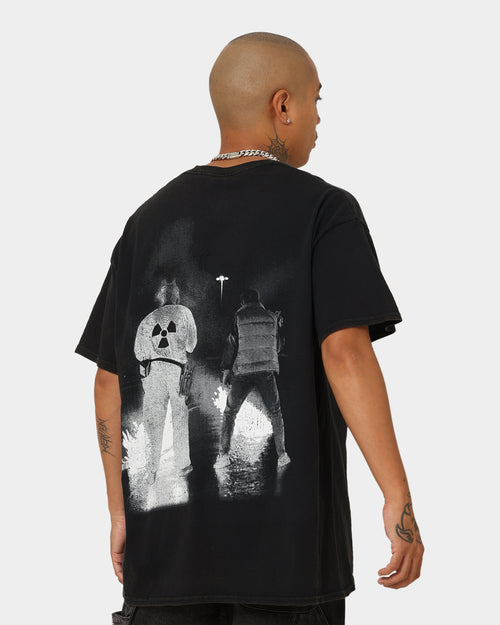 American Thrift X Back To The Future Back To The Future 1 Vintage T-Shirt Washed Black