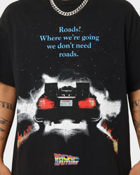 American Thrift X Back To The Future Back To The Future 1 Vintage T-Shirt Washed Black