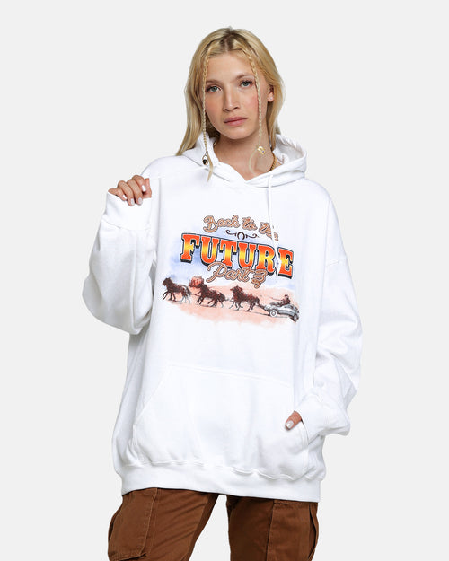 American Thrift X Back To The Future Back To The Future 3 Hoodie White