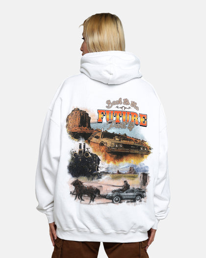 American Thrift X Back To The Future Back To The Future 3 Hoodie White