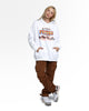 American Thrift X Back To The Future Back To The Future 3 Hoodie White