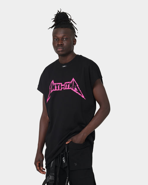 The Anti Order Heavy Metal Bat T-Shirt Black/Pink