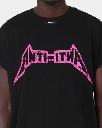 The Anti Order Heavy Metal Bat T-Shirt Black/Pink