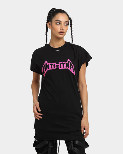 The Anti Order Heavy Metal Bat T-Shirt Black/Pink