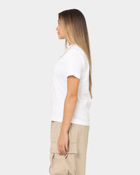 Calvin Klein Women's Shrunken Institutional T-Shirt Bright White