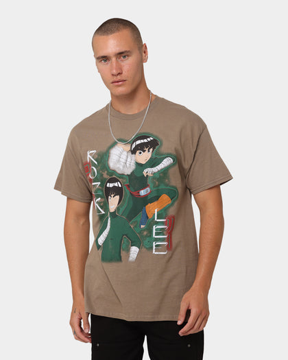 Goat Crew X Naruto Rock Lee CLR T-Shirt Brown