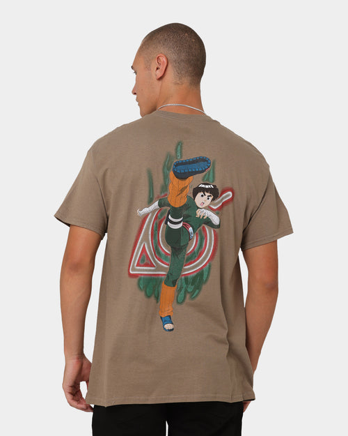 Goat Crew X Naruto Rock Lee CLR T-Shirt Brown