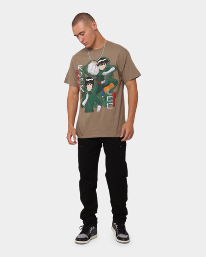 Goat Crew X Naruto Rock Lee CLR T-Shirt Brown