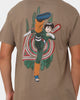 Goat Crew X Naruto Rock Lee CLR T-Shirt Brown