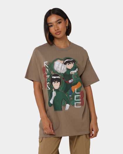 Goat Crew X Naruto Rock Lee CLR T-Shirt Brown