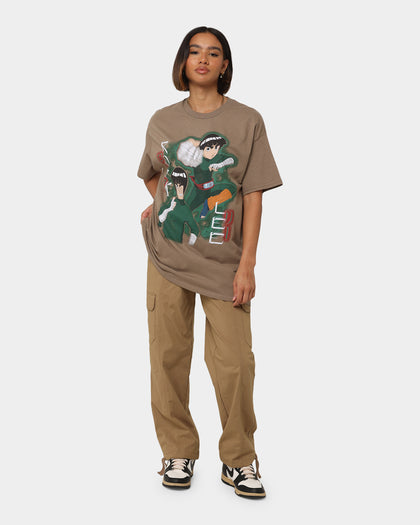 Goat Crew X Naruto Rock Lee CLR T-Shirt Brown