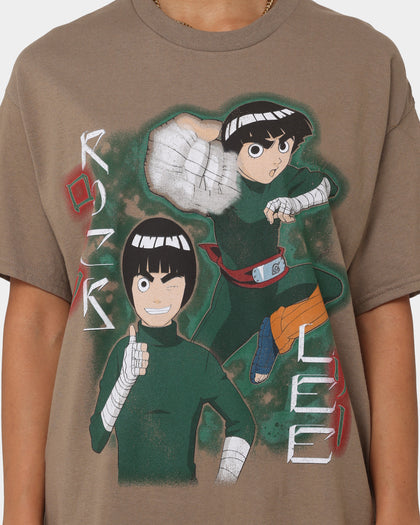 Goat Crew X Naruto Rock Lee CLR T-Shirt Brown