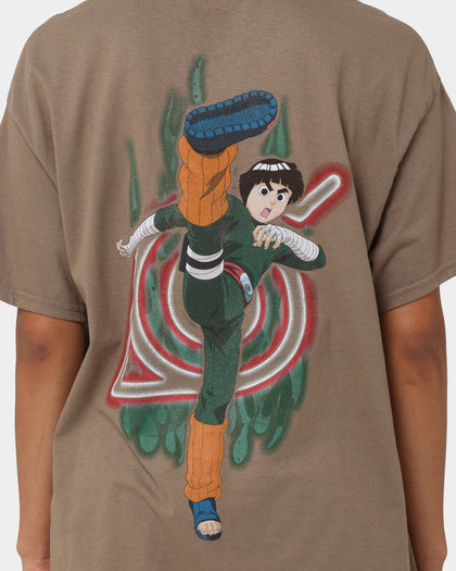 Goat Crew X Naruto Rock Lee CLR T-Shirt Brown
